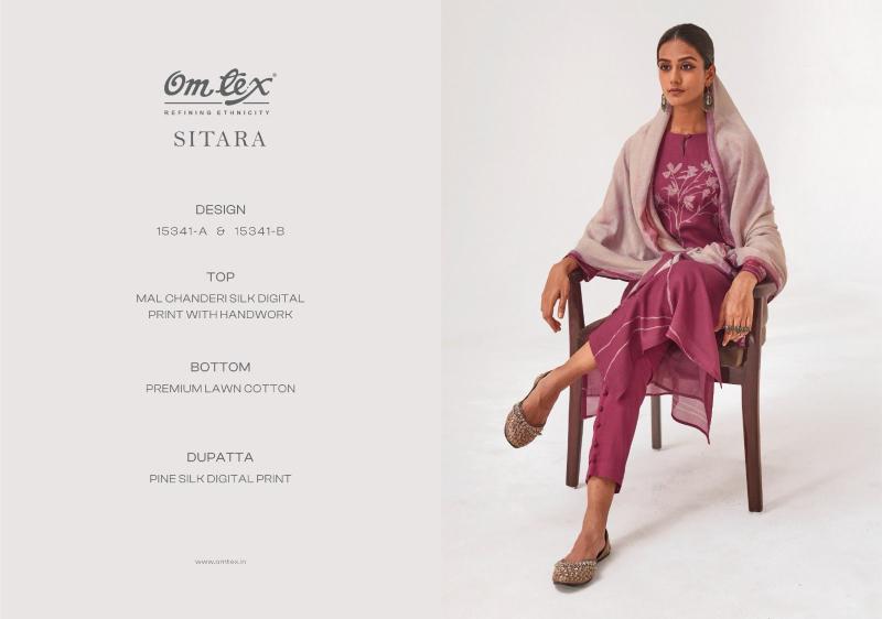 Omtex sitara dress material wholesale surat